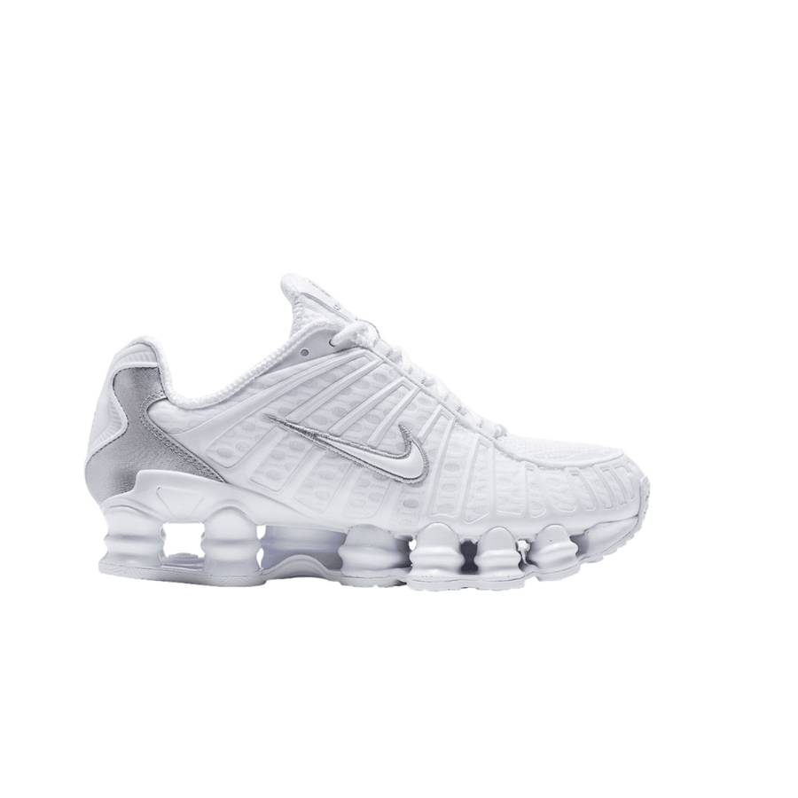 Nike Shox TL White Metallic Silver Max Orange