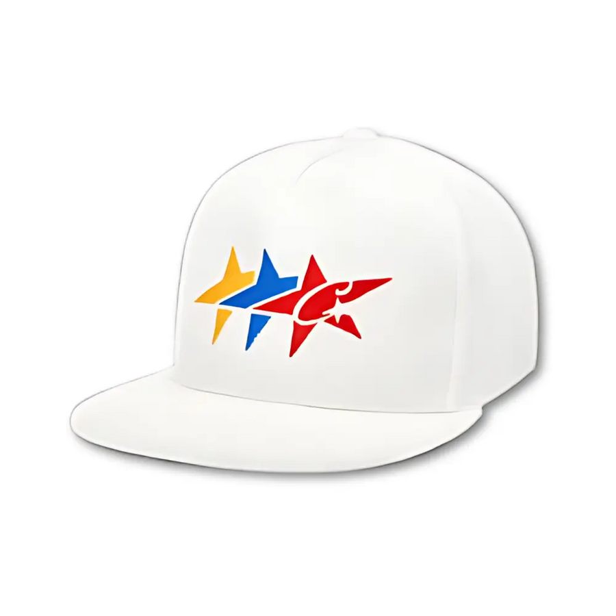Czapka Corteiz C-Star Cordoruy Trucker Hat Biała