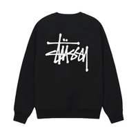 Stussy Men's Basic Stussy Crew Black