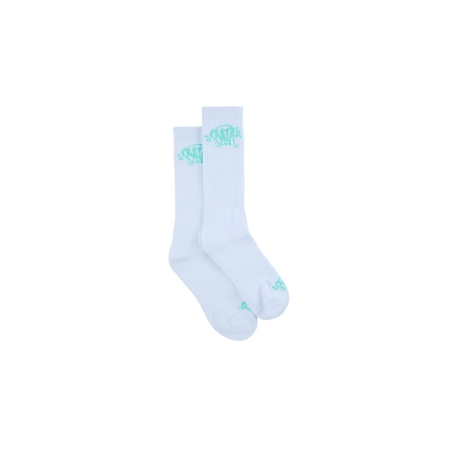 2PACK Skarpetki SynaWorld White/Araba Blue