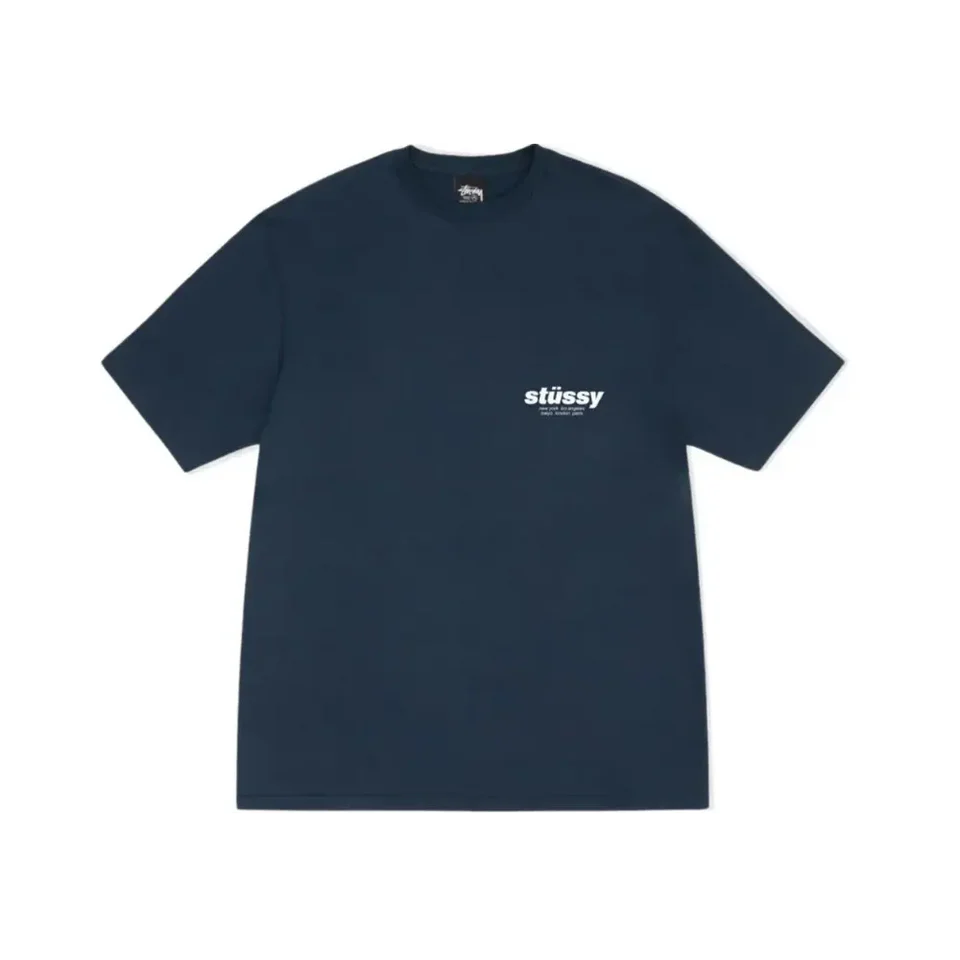 Koszulka Stussy Rollers Tee Navy