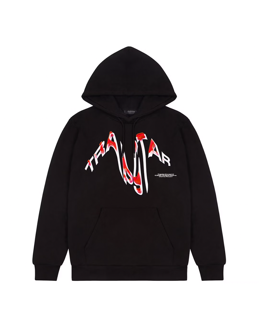 Bluza Trapstar Distortion (Black/Infrared)