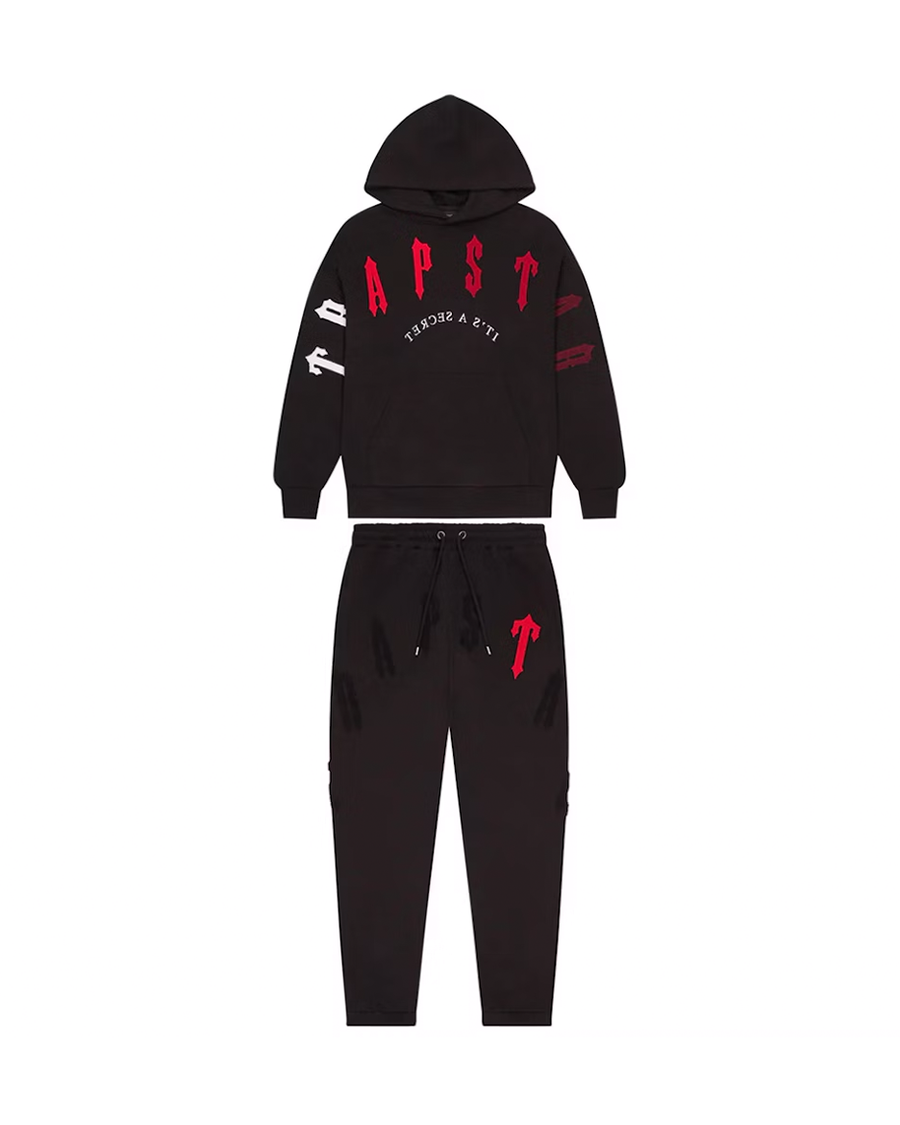 Set Trapstar Arch Chenille 2.0 (Black/Red)