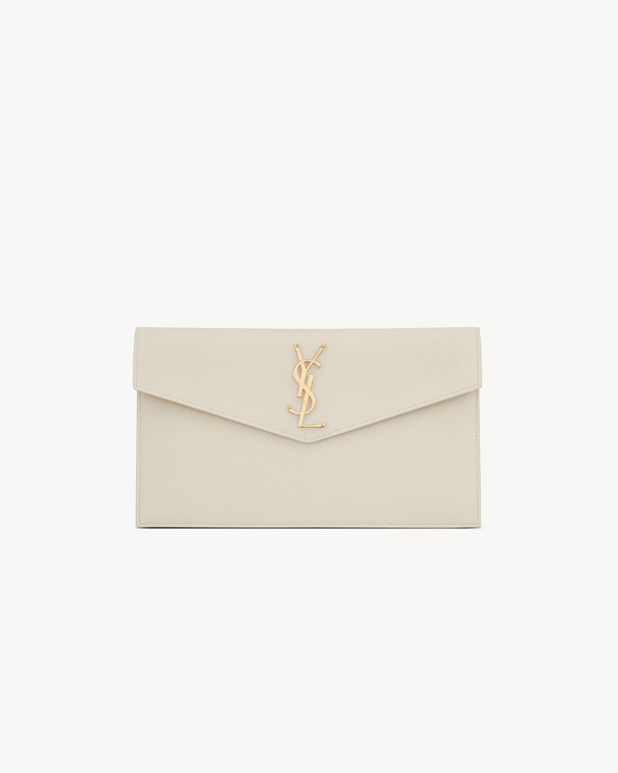Saint Laurent kopertówka Pochette biała