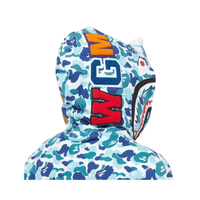 Bluza BAPE ABC Camo Shark Full Zip Hoodie Blue