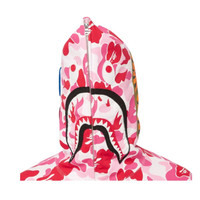 Bluza BAPE ABC Camo Shark PONR Full Zip Hoodie Pink