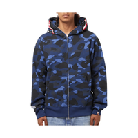 Bluza BAPE Color Camo Shark Full Zip Hoodie Navy