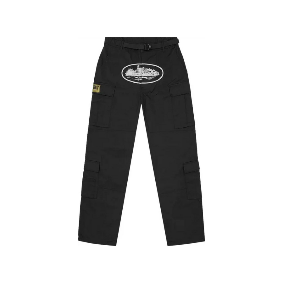 Corteiz 4Starz Special Edition Guerillaz Cargos Czarny/Biały