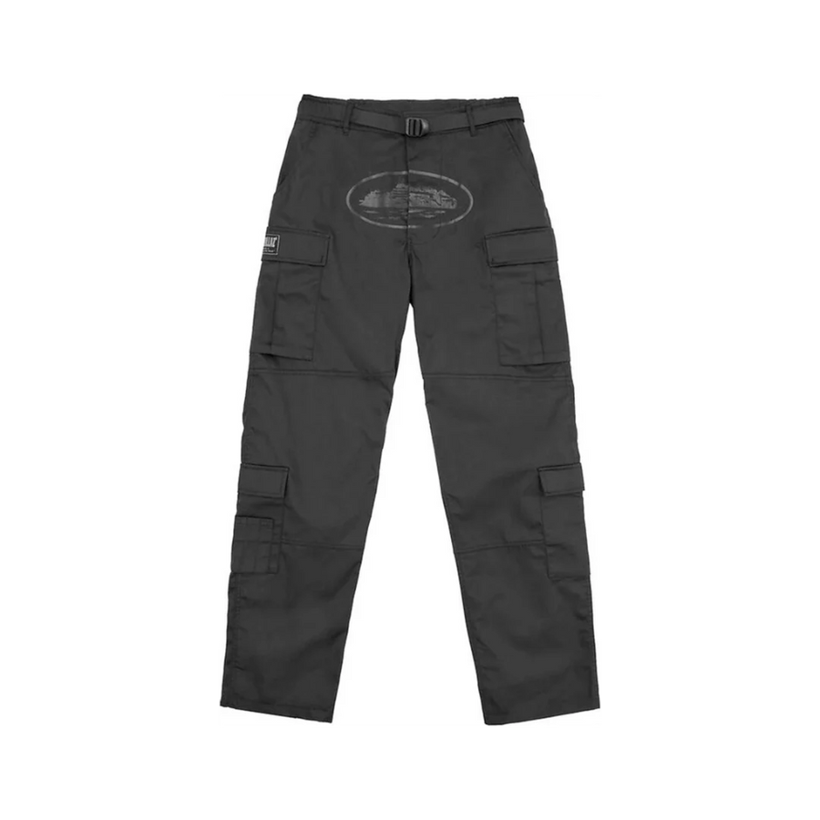 Corteiz Guerillaz Cargo Pant Triple Black
