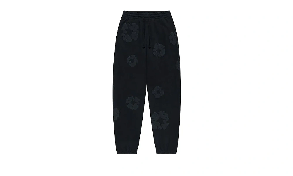 Spodnie dresowe Denim Tears Cotton Wreath Black Monochrome