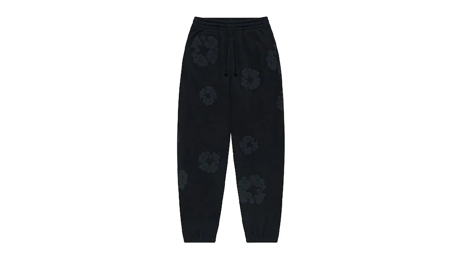 Spodnie dresowe Denim Tears Cotton Wreath Black Monochrome