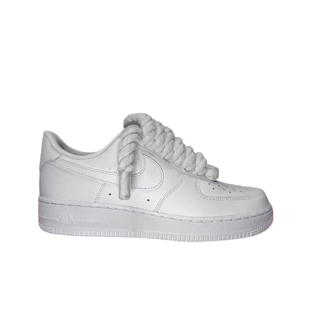 NIKE AIR FORCE ROPE LACES WHITE