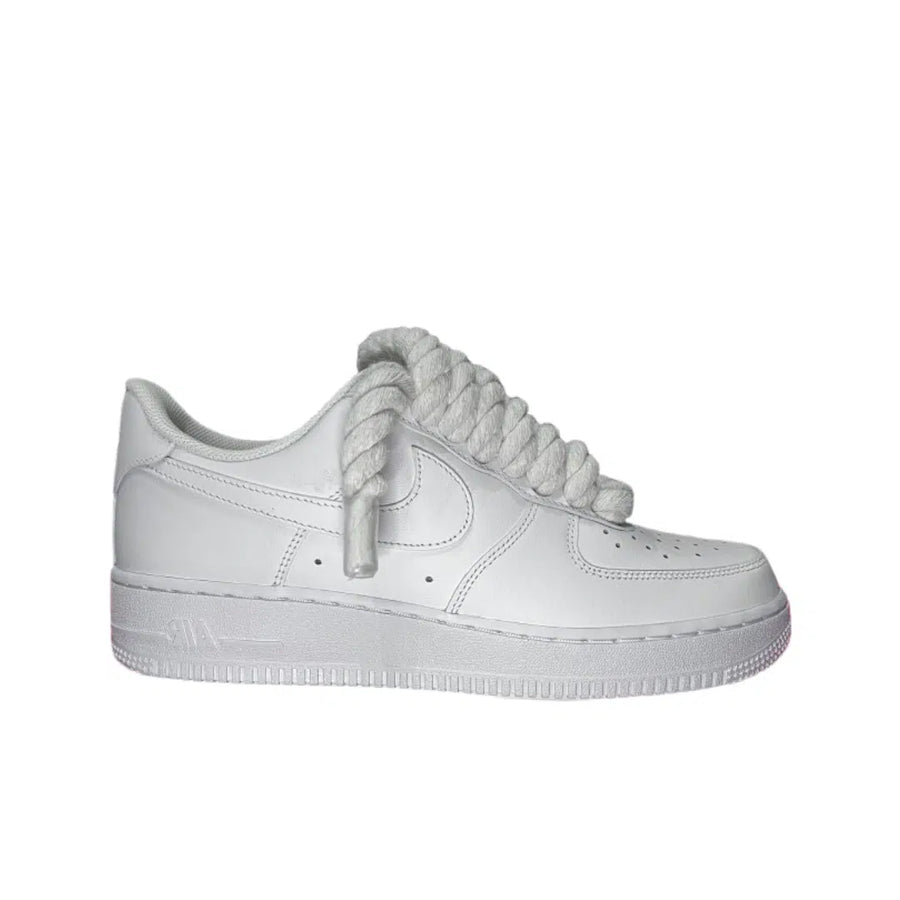 NIKE AIR FORCE ROPE LACES WHITE