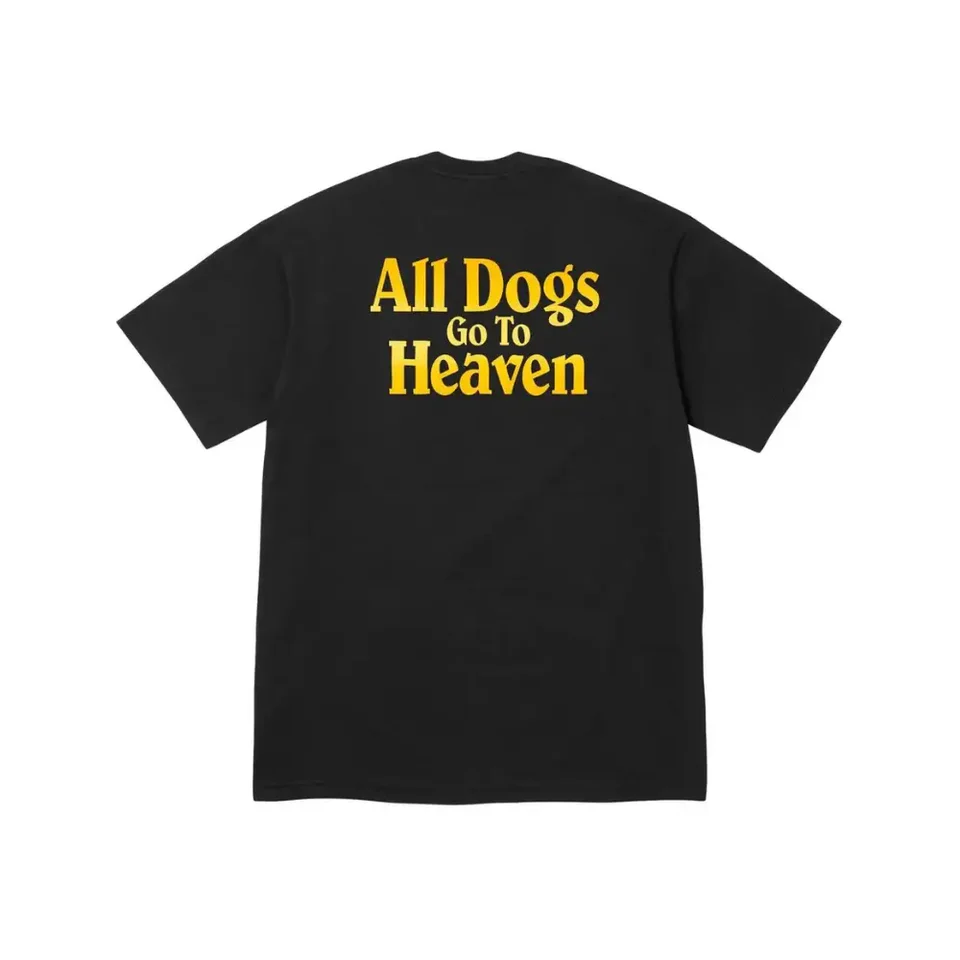 Koszulka Supreme All Dogs Go to Heaven Tee Black