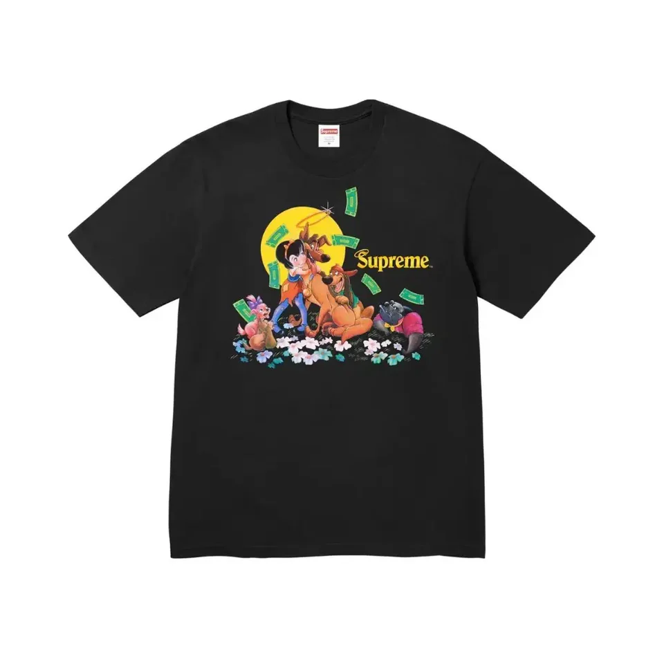 Koszulka Supreme All Dogs Go to Heaven Tee Black