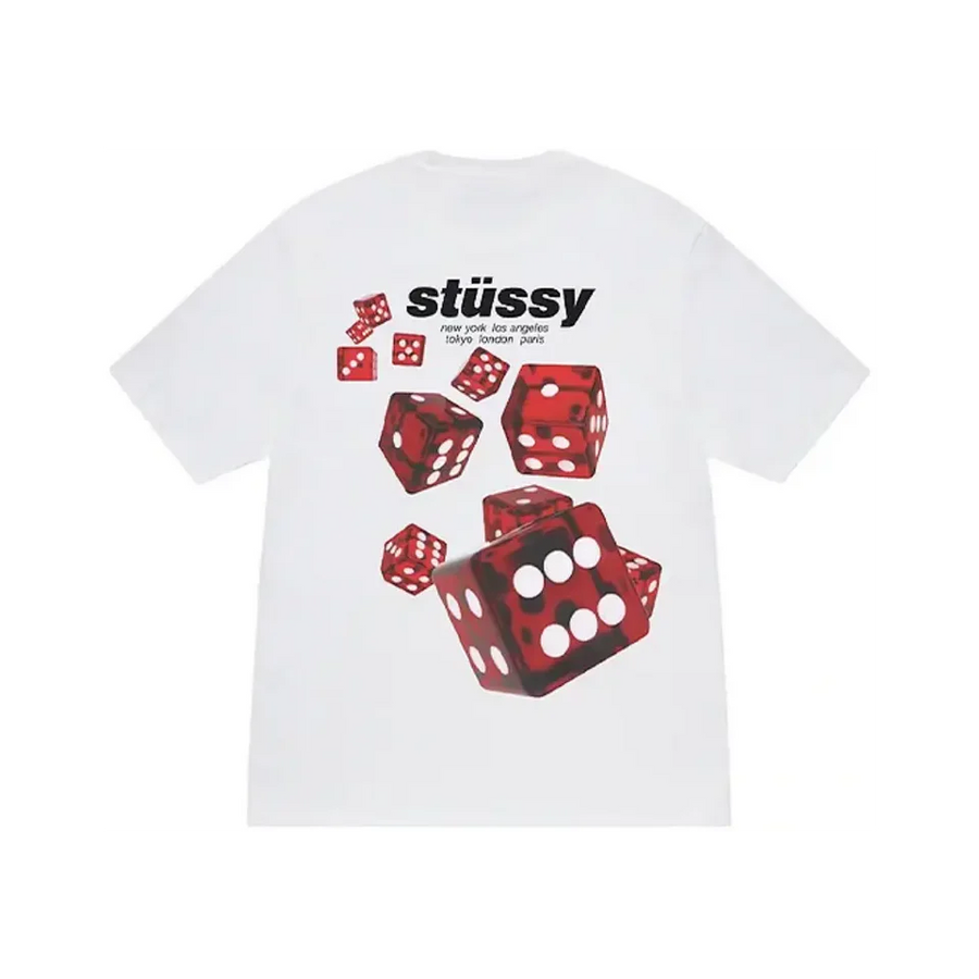 Koszulka Stussy Rollers Tee White