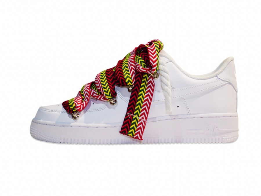 Nike Air Force 1 White / YELLOW LANVIN ROPE LACES