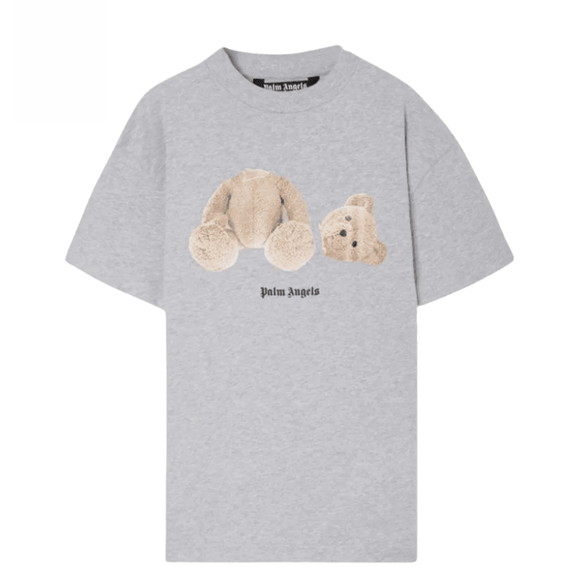 Palm Angels Bear Classic T-Shirt 0860 Melange Grey (POWYSTAWOWE)