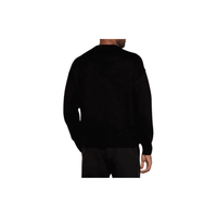 Ami Sweater Black with Red Logo