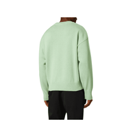 Ami Sweater Green with White Logo