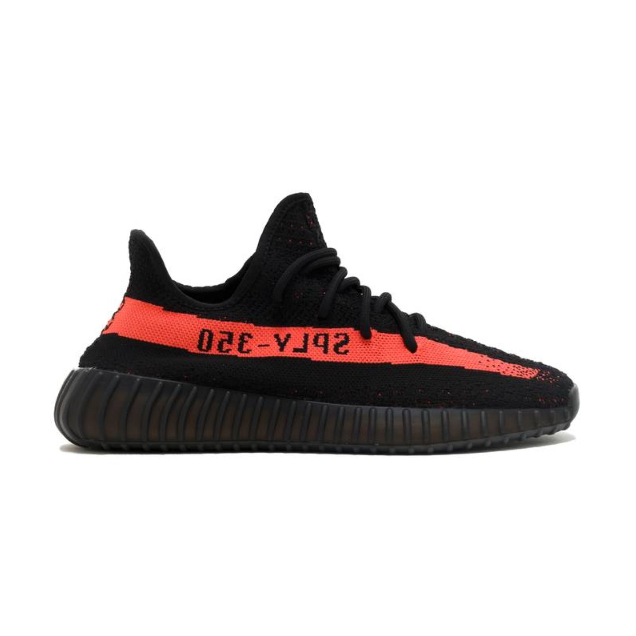 Adidas Yeezy Boost 350 V2 Core Black Red (Red Stripe)