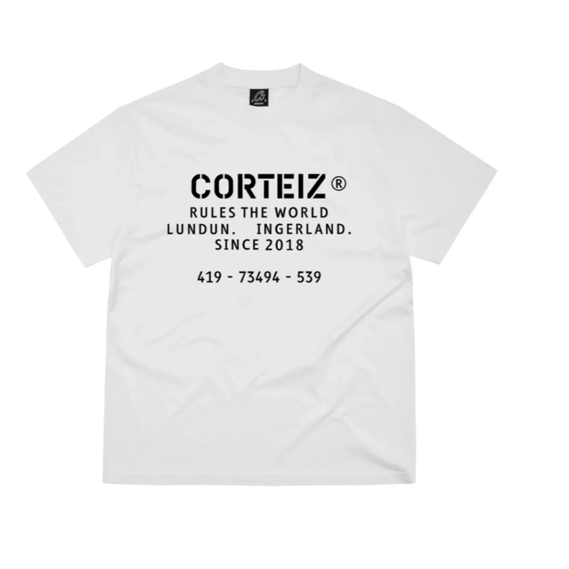 Corteiz OG Stencil Koszulka Biała