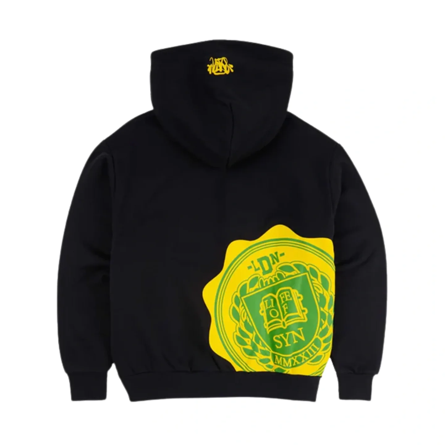 Set College Hood Tracksuit - Black/Yellow