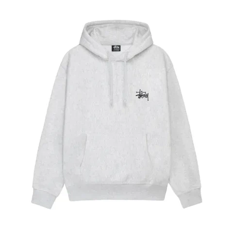 Bluza Stüssy Men's Basic Stüssy Hood Ash Heather