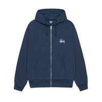 Stussy Men's Basic Stüssy Hood Zip Navy