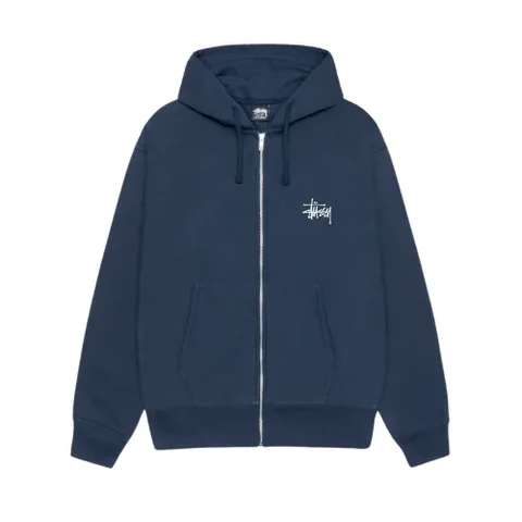 Stussy Men's Basic Stüssy Hood Zip Navy