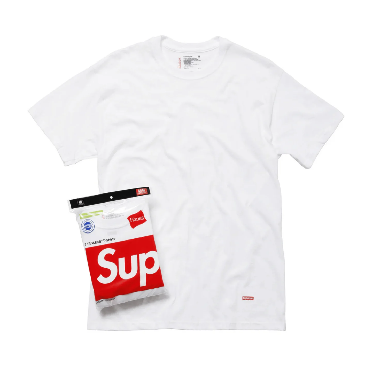 Koszulka Supreme/Hanes Tee White (1 szt)