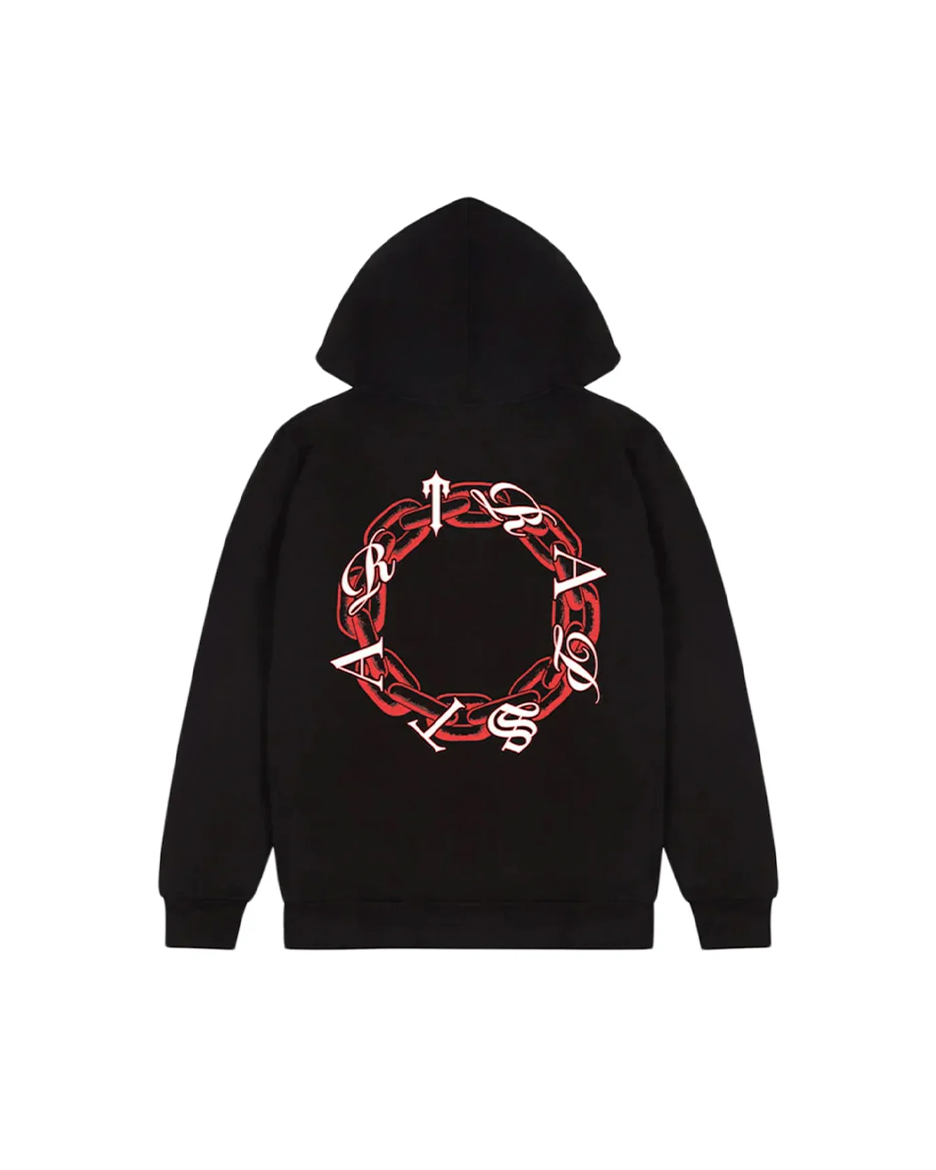 Bluza Trapstar Chain Script (Black/Red)