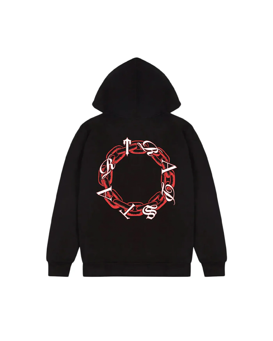 Bluza Trapstar Chain Script (Black/Red)