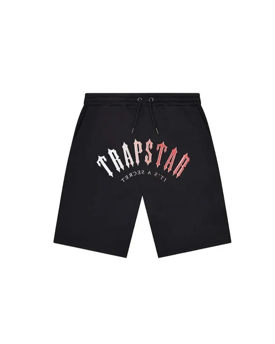 Spodenki Trapstar Irongate Arch Gel Shorts (Black/Red)
