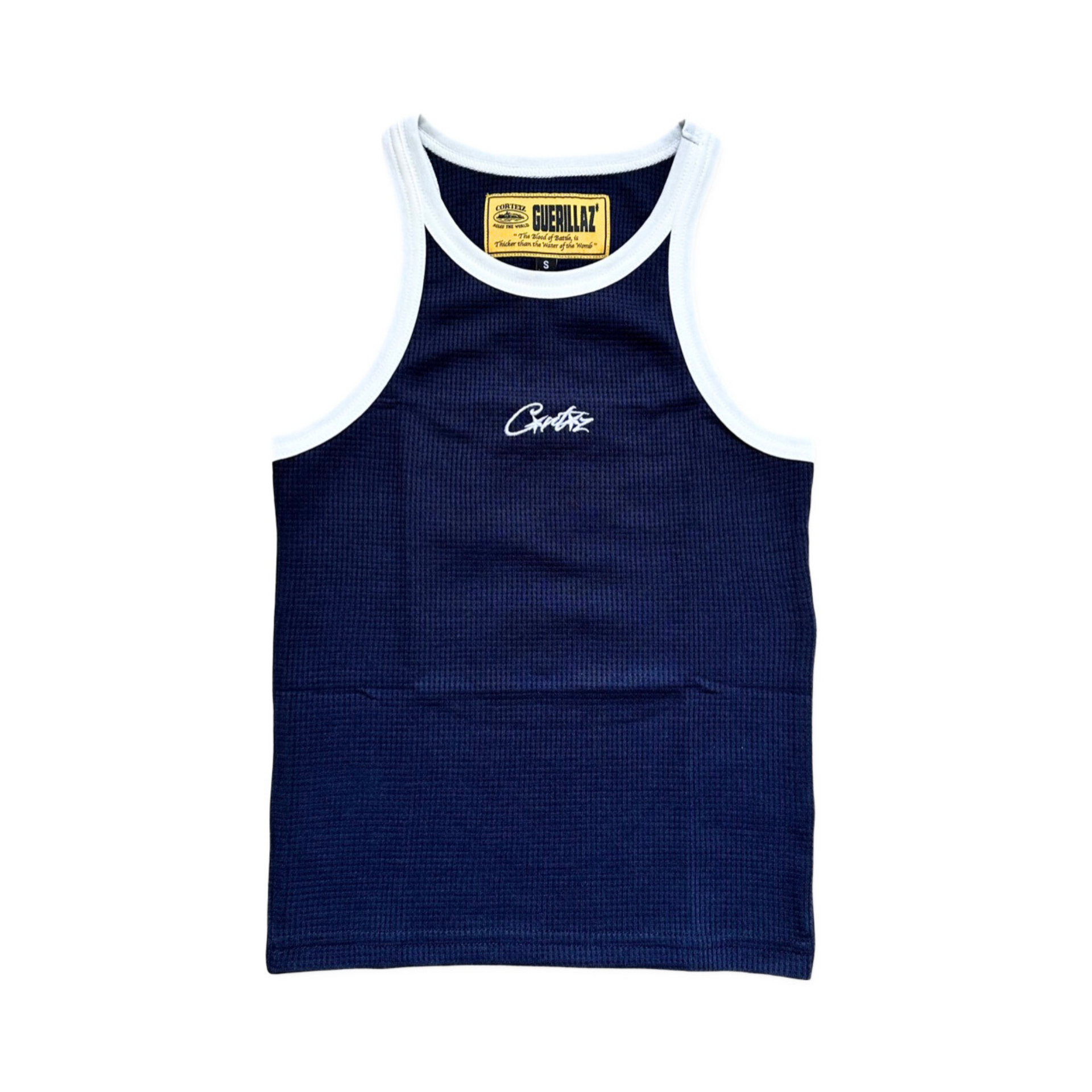 Corteiz Allstarz Tank Top Granatowy