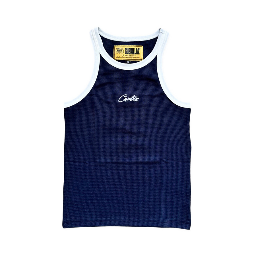 Corteiz Allstarz Tank Top Granatowy