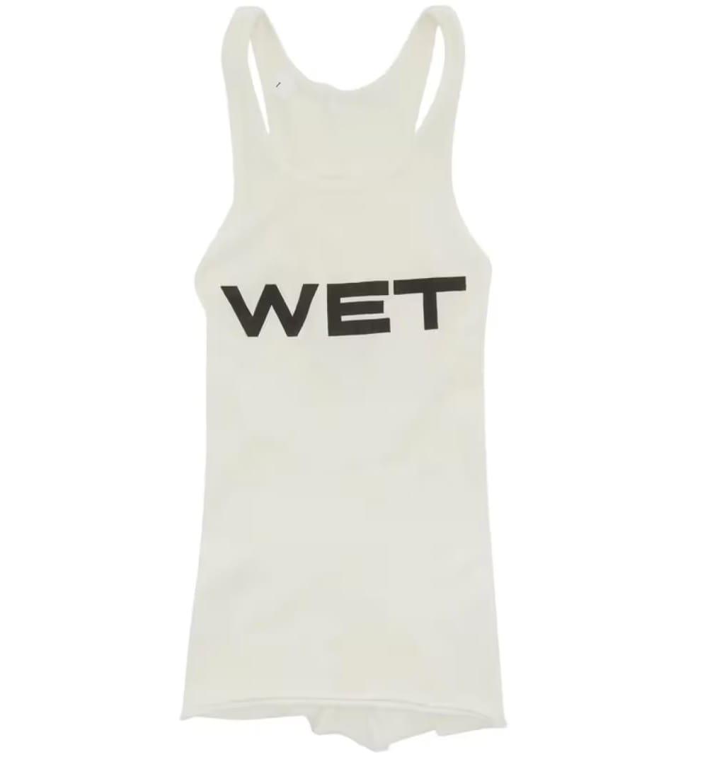Yeezy Mowalola Wet Tank Biały