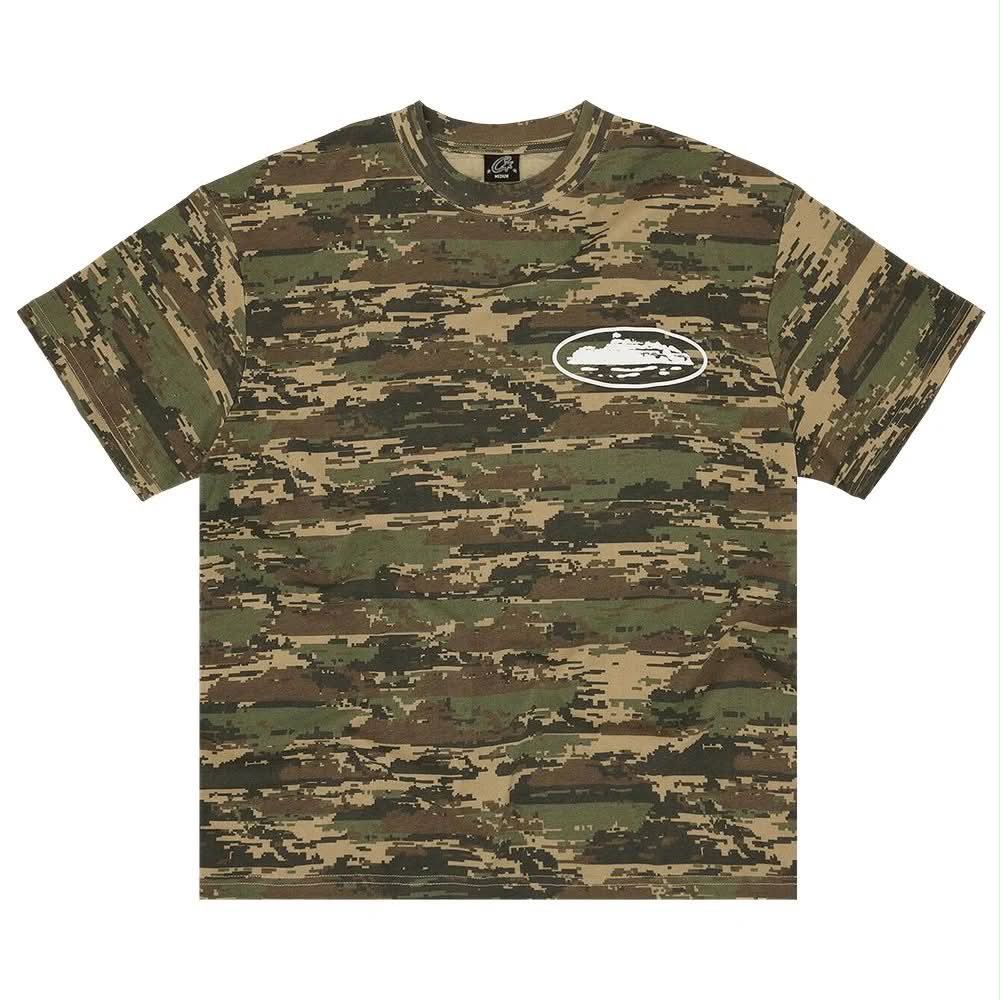 Koszulka Corteiz Island Puff Print Tee Digi Camo