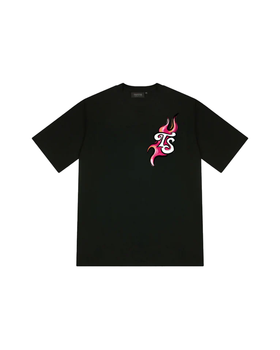 Koszulka Trapstar Trail Blaze (Black/Infrared)