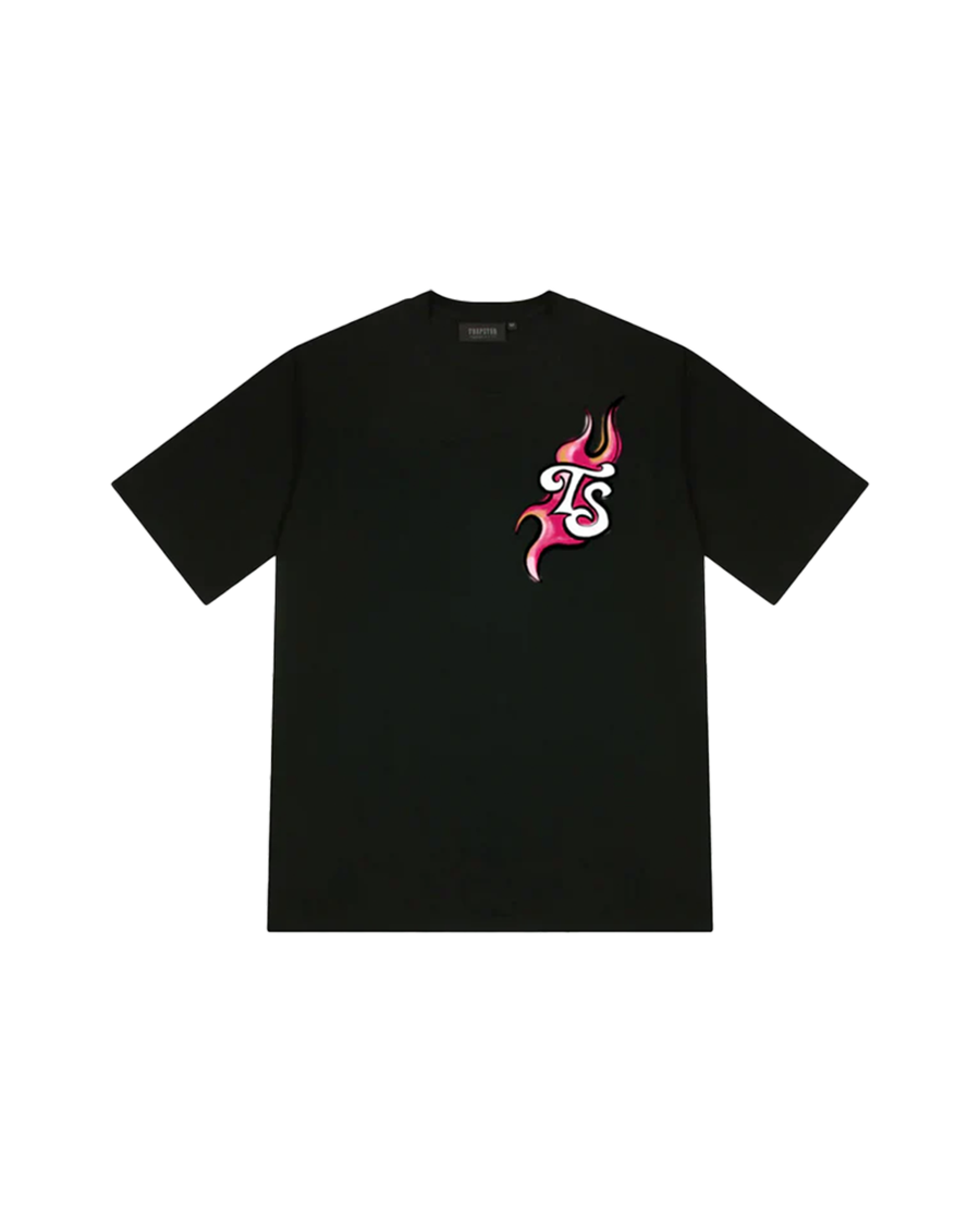 Koszulka Trapstar Trail Blaze (Black/Infrared)