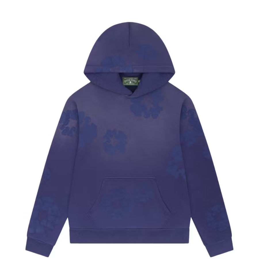 Bluza Denim Tears Mono Cotton Wreath Hoodie Washed Blue