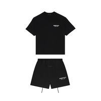 Komplet krótki Essentials Black/White