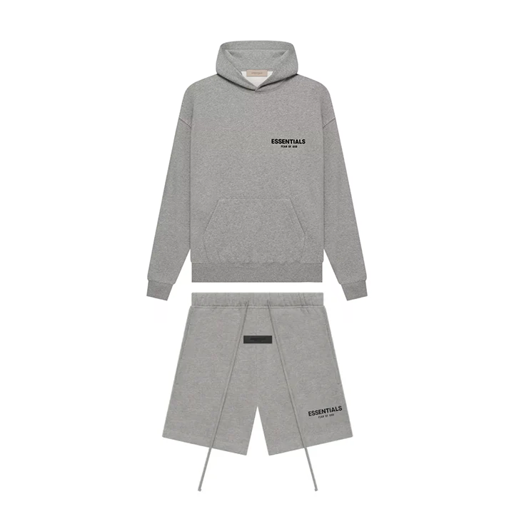Komplet bluza + spodenki Essentials Dark Oatmeal
