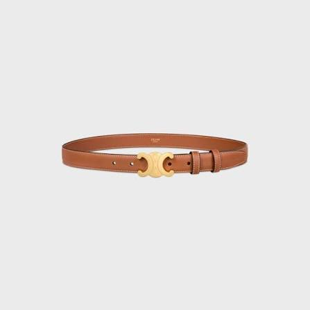 Pasek Celine 25mm Brązowy