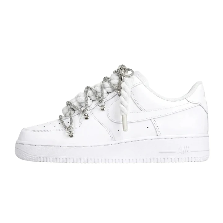 Nike Air Force 1 White / SHINY ROPE LACES