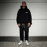 Komplet dresowy Essentials Fleece Black