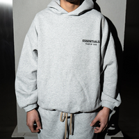 Komplet dresowy Essentials Fleece Light Heather Grey