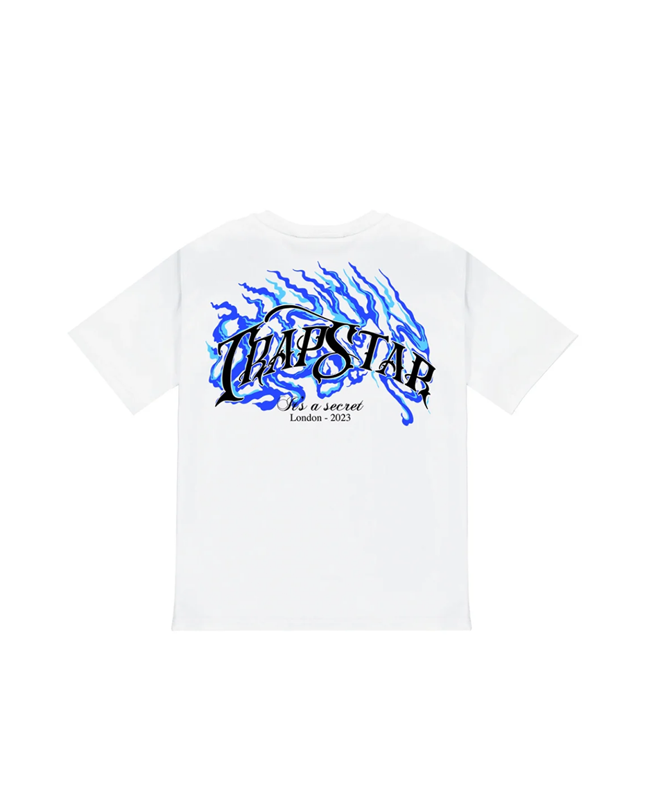 Koszulka Trapstar Chrome Flame SS23 (White)