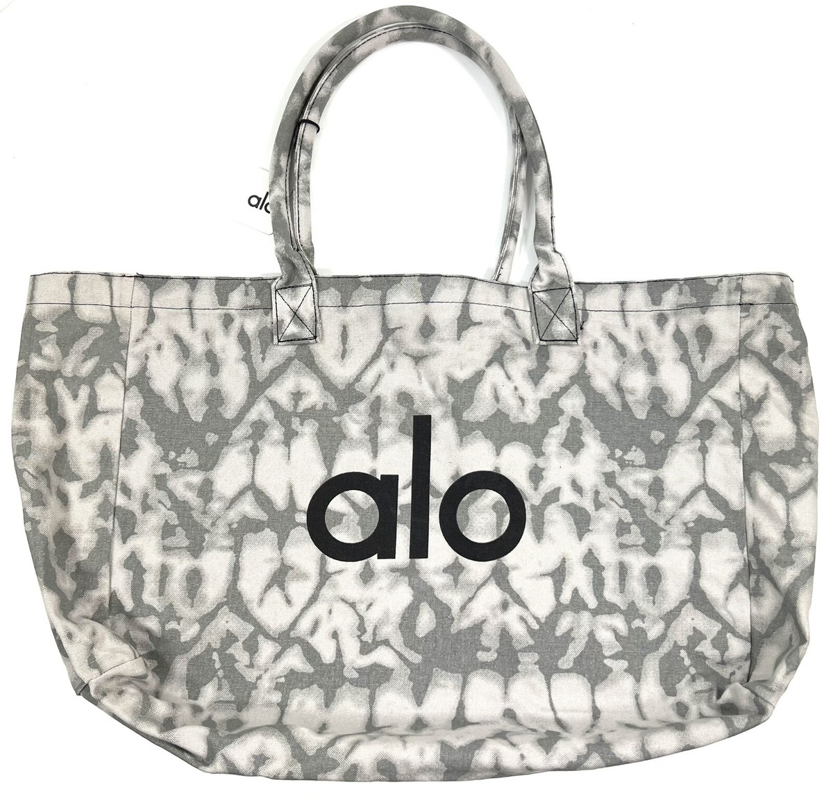 Alo Yoga Shopper Tote Grey Tiedye