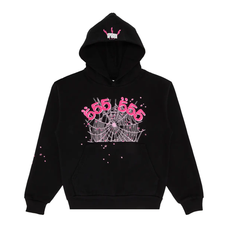 Bluza Sp5der Angel Number Hoodie Black